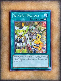 Yugioh Wind-Up Factory TU08-EN016 Common NM - Image 1