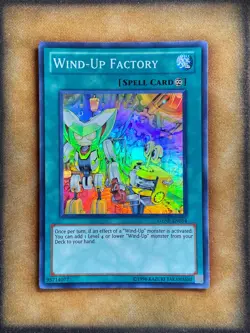 Yugioh Wind-Up Factory GENF-EN054 Super Rare LP - Image 1