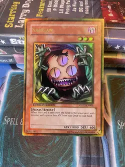 Sangan GLD2-EN001 Gold Series 2009 Limited Edition gold rare NM yugioh - Image 1