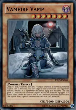 Vampire Vamp - Super Rare PRIO-EN085 - NM - YuGiOh - Image 1
