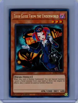 Yugioh #RA01-EN005 Tour Guide From the Underworld (Secret Rare) NM - Image 1