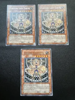 YuGiOh Fortune Lady Earth SOVR-EN012 x3 - Image 1