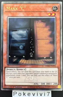 Carte YU-GI-OH! MAXX "C" RA04-EN150 QCSR NEUF - Image 1
