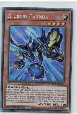 Yugioh MZTM-EN018 - X-Cross Cannon - Collector's Rare - Image 1
