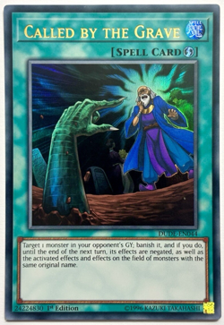 DUDE-EN044 Called by the Grave - Ultra Rare 1st Edition Near Mint YuGiOh Card - Image 1