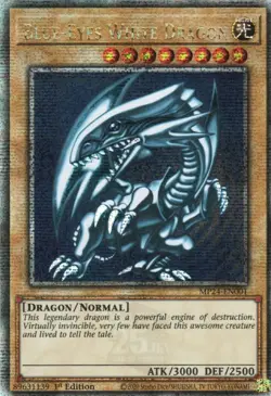 yugioh Blue-Eyes White Dragon MP24-EN001 Quarter Century Secret Rare ENGLISCH - Image 1