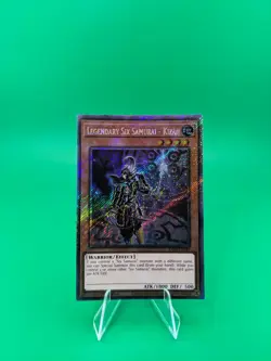 Yu-Gi-Oh! Legendary Six Samurai - Kizan RA03-EN249 Platinum Secret Rare - Image 1