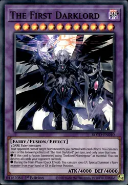 The First Darklord - Super Rare 1st Edition ROTD-EN040 - NM - YuGiOh - Image 1