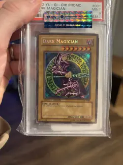 Yu-Gi-Oh! 2002 Dark Magician BPT-001 PSA 9 Mint Secret Rare - Image 5