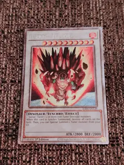 Yugioh Stampede - Jurrac Meteor - Platinum Secret Rare - RA04-EN139 - Image 1