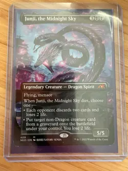 MTG Junji the Midnight Sky 409 NEO Borderless Kamigawa NM/M 💀DeathCoronaNerd💀 - Image 1