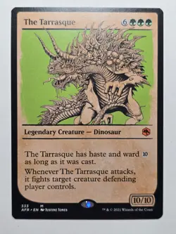 The Tarrasque (Showcase) Adventures in Forgotten Realms AFF-333 mtg dnd NM+ card - Image 1