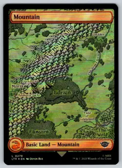 2023 The Lord of the Rings: Tales of Middle-earth Mountain Foil Land #278 - Image 1