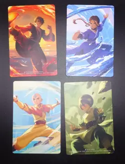 MTG AVATAR THE LAST AIRBENDER ~ Trading Card Divider Set of 4 & 4 Mini Posters - Image 2
