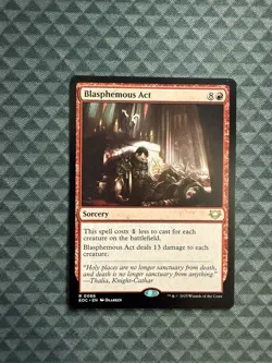MTG Blasphemous Act #0086 Rare Commander: Edge of Eternities (EOC) - Image 1