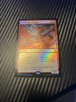 x1 Twinflame Tyrant FDN Foundations MTG 97 FOIL MYTHIC M/NM 1x - Image 1