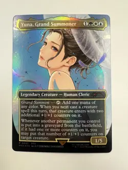 Yuna, Grand Summoner Special Promo MTG: Final Fantasy NM/M Never Played!! - Image 1