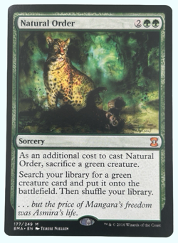 Natural Order, Eternal Masters, NM Near Mint, Magic the Gathering MTG - Image 1