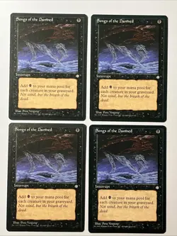 Songs of the Damned Ice Age LP MTG - Magic The Gathering - Play Set Of 4 - Image 1