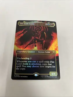 Fire Lord Azula Borderless Foil Card #0334 MTG LP - Image 1