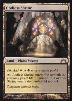 MTG Gatecrash - Godless Shrine - GTC 242 - NM - Image 2