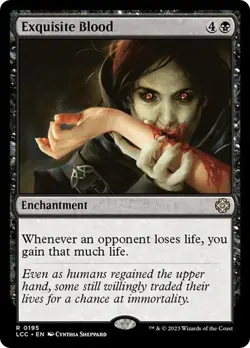 MTG - Exquisite Blood - LCI Commander - Magic the Gathering - Image 1