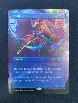Snap (FOIL) - Secret Lair Magic MTG - Image 1