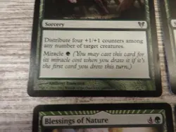 4x Blessings of Nature - Avacyn Restored - NM - English - OOP MTG - Image 2