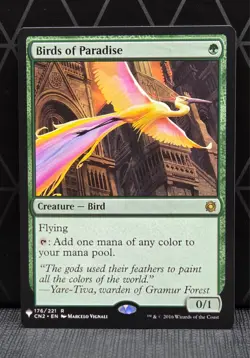 Birds of Paradise (NonFoil) R - The List Reprints (CN2) MTG - 176 NM - Image 1