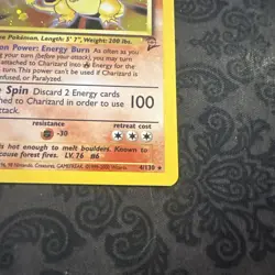Pokemon TCG Charizard Base Set 2 4/130 Holo Unlimited Holo Rare With Swirl - Image 3