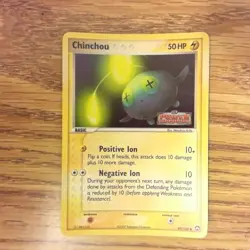 Chinchou 49/108 POWER KEEPERS Reverse Holo Common Pokemon Card (LP) 110919 - Image 1