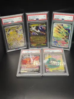 Slab Lot PSA 9 And PSA 8 Pokemon Hydrapple Latias Ho-oh Joltik Bellibolt - Image 1