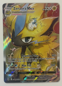 Zeraora VMAX GG42/GG70 Crown Zenith: Galarian Gallery Holo Pokemon TCG Card - Image 1