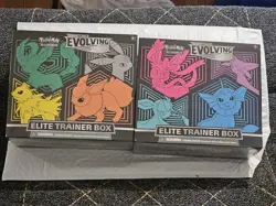 Pokemon Sword & Shield Evolving Skies Elite Trainer Box Set of 2 Free Shipping - Image 1
