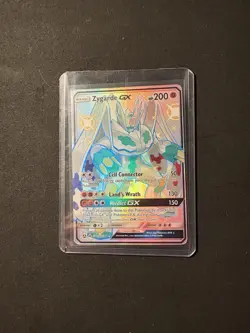 Pokemon TCG Zygarde GX Shiny Holo Rare Card SV65/SV94 Hidden Fates Vault - Image 1