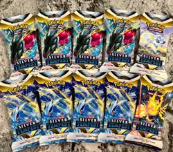 Pokemon TCG Silver Tempest Sleeved Booster Packs - Lot of 10 *NEW Sealed* - Image 1