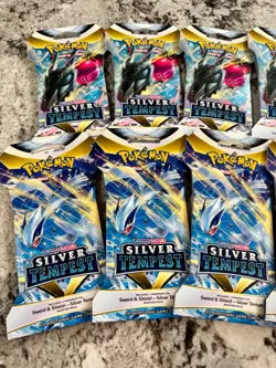 Pokemon TCG Silver Tempest Sleeved Booster Packs - Lot of 10 *NEW Sealed* - Image 2