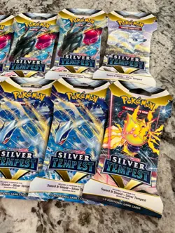 Pokemon TCG Silver Tempest Sleeved Booster Packs - Lot of 10 *NEW Sealed* - Image 3