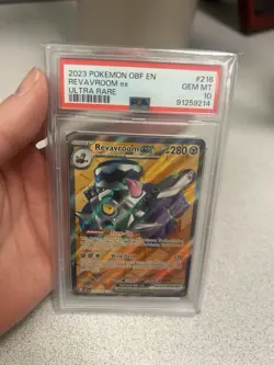 PSA 10 GEM Mint Revavroom ex 216/197 Ultra Rare Full Art - Pokemon SV03 OBF - Image 3