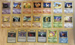 1999 Vintage Pokemon TCG - Base Shadowless Card Lot of 20 - WOTC LP/MP - Image 1