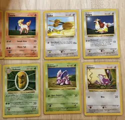 1999 Vintage Pokemon TCG - Base Shadowless Card Lot of 20 - WOTC LP/MP - Image 5