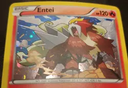 💥🔥 Pokemon Entei Cosmos Holo Ancient Origins 14 Rare NM/MT Foil TCG Fire 🔥💥 - Image 2