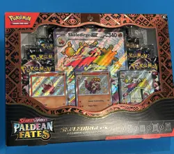 Pokemon TCG Scarlet & Violet Paldean Fates Skeledirge EX Premium Collection 820650856341 - Image 1