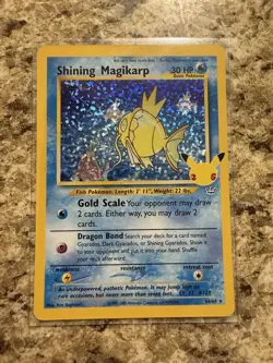 Pokemon TCG Shining Magikarp Card 25th Anniversary Edition 66/64 Celebrations - Image 1