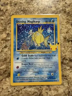 Pokemon TCG Shining Magikarp Card 25th Anniversary Edition 66/64 Celebrations - Image 2