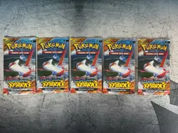New Pokemon TCG Surging Sparks Booster Packs Set *Lot Of 5* Sealed - Image 1