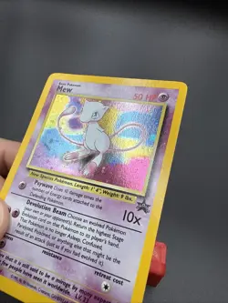 Pokemon Card Mew HOLO Black Star Promo #9 LP Condition Rare 2000 - Image 3