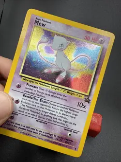 Pokemon Card Mew HOLO Black Star Promo #9 LP Condition Rare 2000 - Image 4
