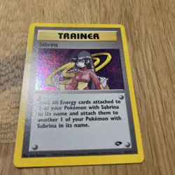 Sabrina Trainer 20/132 Holo Rare Gym Challenge WOTC Pokemon Card Near Mint - Image 4