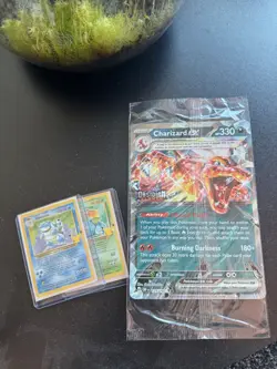 Charizard ex 125 Jumbo Card Obsidian Flames Pokemon Promo EU Exclusive Oversize! - Image 1
